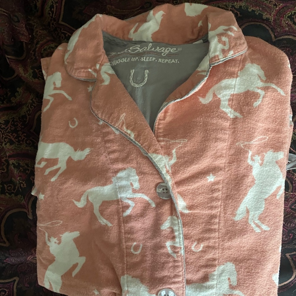 PJ salvage rodeo pajama set